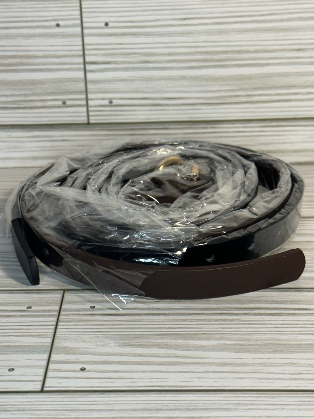 2-Pack Women’s Skinny Belts — Black & Coffee 39.37”